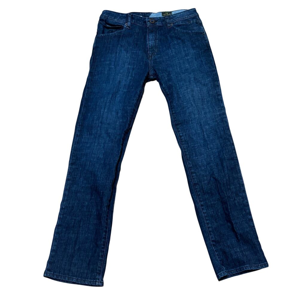 Volcom Youth Jeans Nova Modern Straight Fit W29-30 L29 16Y Dark Blue Rinse